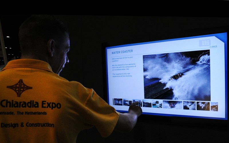 INTERACTIVE SCREENS AT IAAPA, ORLANDO \u2014 Mack Rides \u2014 IAAPA Orlando USA \u2014 2010 | Bangert Projects