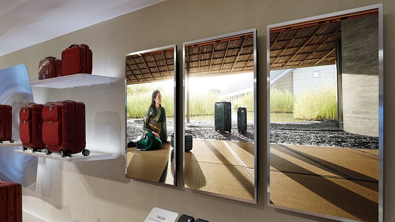 MEDIA SCENOGRAPHY, RIMOWA PARIS \u2014 RIMOWA \u2014 Paris, France \u2014 2016 | Bangert Projects